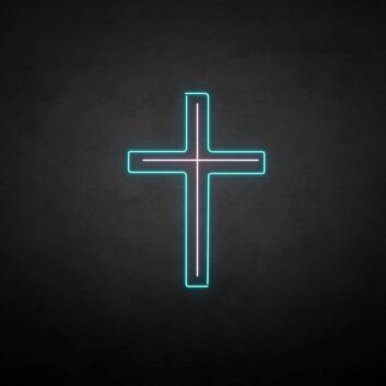 &#39;Crucifix&#39; neon sign