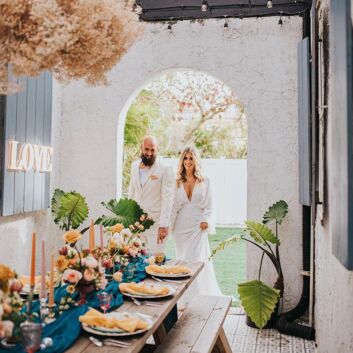 Love Neon Sign creates a loving atmosphere