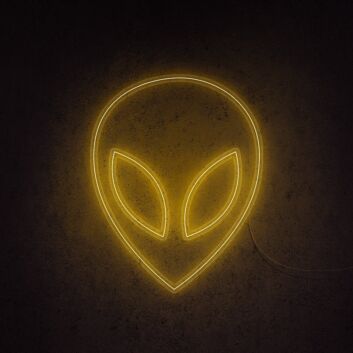 Alien Head Neon Sign adds whimsy to kids' rooms