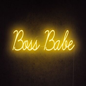 Boss Babe Neon Sign perfect for empowering home offices