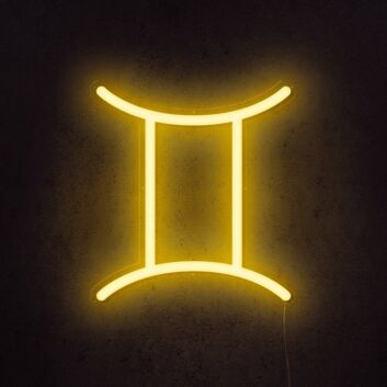 Gemini Horoscope Neon Sign for zodiac enthusiasts