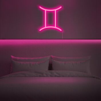 Gemini Horoscope Neon Sign for zodiac enthusiasts
