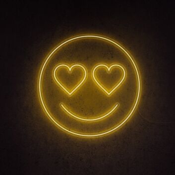 Love Eyes Neon Sign for artistic and romantic decor