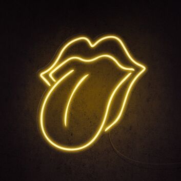 Wild Mouth Art Piece Neon Sign for bold and artistic settings