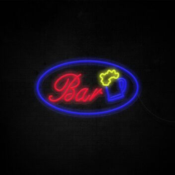 Bar Beer Neon Sign ideal for bar and pub settings