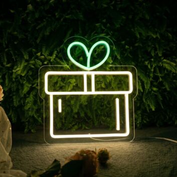 &#39;Gift&#39; neon sign
