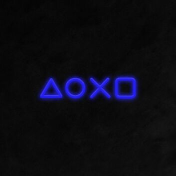 Playstation Neon Sign perfect for gaming rooms