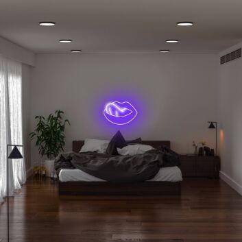 Sugar Lips Neon Sign adds a playful touch to any room