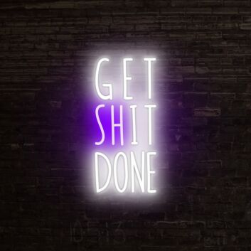 Get Sht Done Neon Sign ideal for productive office environments