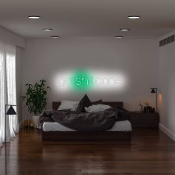 Get Sht Done Neon Sign V2 for focused and driven spaces