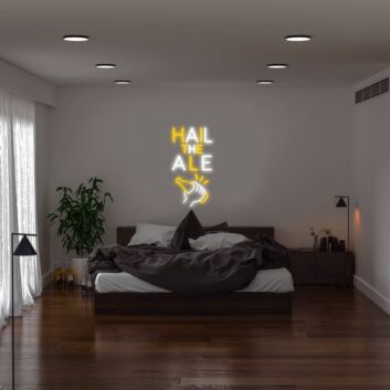 Hail The Ale Neon Sign ideal for pubs and bars