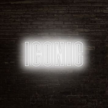 Iconic Neon Sign adds a bold statement to any room