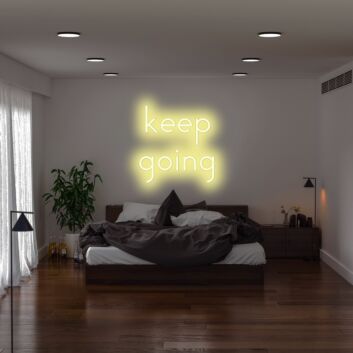 Keep Going Neon Sign perfect for motivational decor