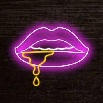 Aesthetic Drool Neon Sign for artistic and stylish decor