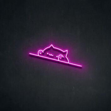 Cute Cat Neon Sign ideal for pet lovers