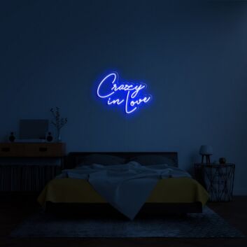 Crazy In Love Neon Sign for fun and romantic settings