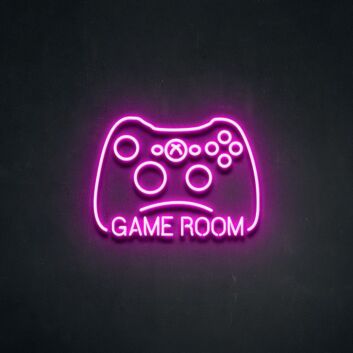 Games Room Neon Sign perfect for gaming spaces