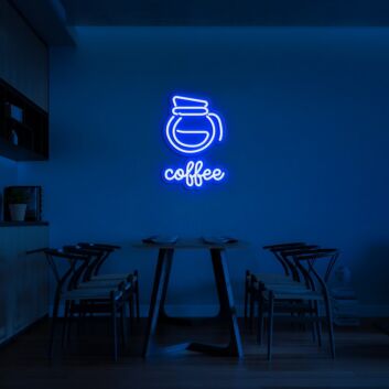 Coffee Jug Neon Sign ideal for cafes and coffee shops