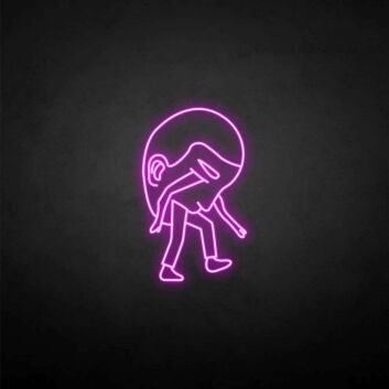 &#39;Heavyhead&#39; neon sign