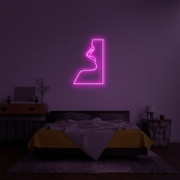Breathing Neon Sign for Yoga Rooms