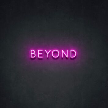 Beyond Neon Sign for Futuristic Spaces
