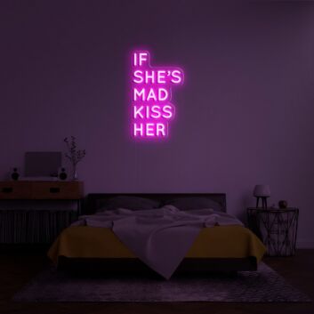 If Shes Mad Neon Sign for Playful Decor