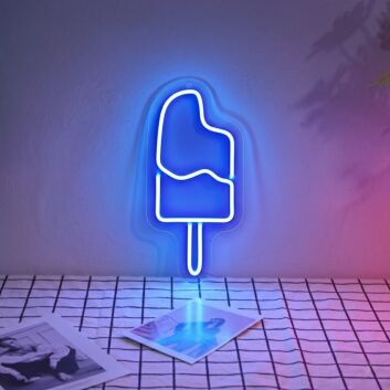 Neon Popsicle Neon Sign for Summer Themed Decor
