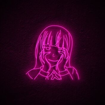 Yumeko Neon Sign for Anime Enthusiasts