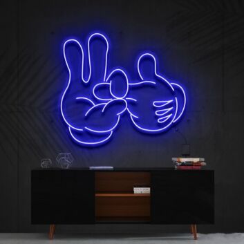 Bad Intentions Mickey Neon Sign for Artistic Spaces