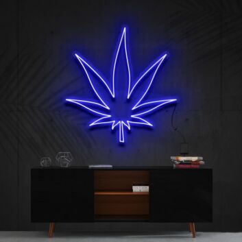 Cannabis Leaf LED Neon Sign