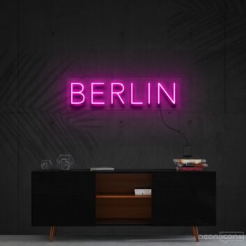 Berlin Neon Sign for Travel Lovers