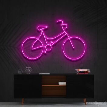 Bicycle Neon Sign for Sports Enthusiasts and Kids Rooms