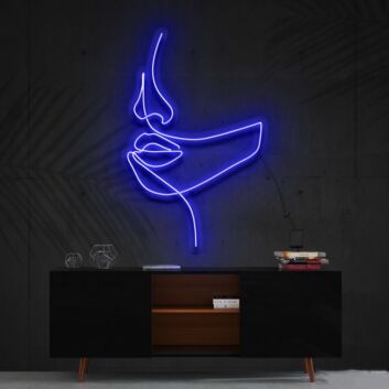 Minimalist Face Profile LED Neon Sign