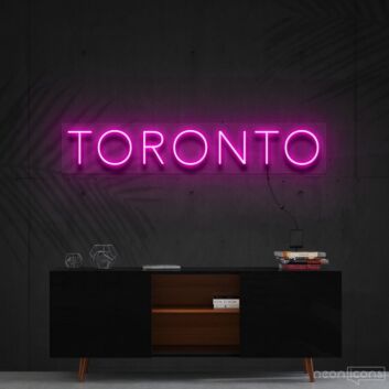 Toronto Neon Sign for Travel Lovers