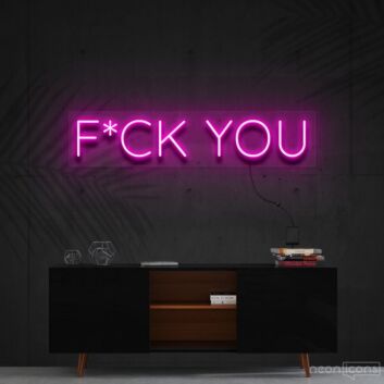 Fck You Neon Sign for Bold and Edgy Decor