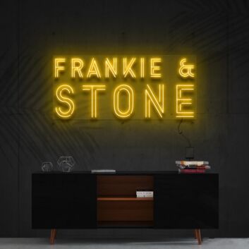 Frankie Stone Neon Sign for Bold and Edgy Spaces