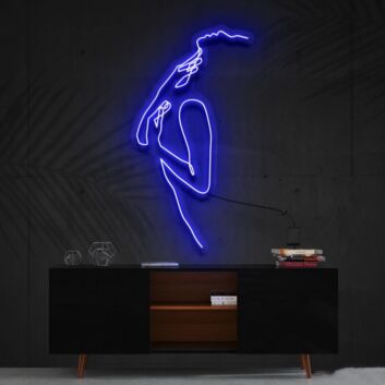 A Minimalist Touch Neon Sign for Modern Decor