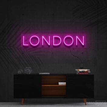 London Neon Sign for Travel Lovers