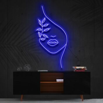 Mother Nature Neon Sign for Nature Themed Decor