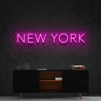 New York Neon Sign for Travel Lovers