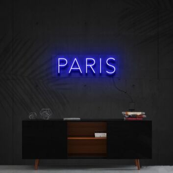 Paris Neon Sign for Travel Lovers