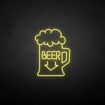Customize &#39;BEER&#39; neon sign