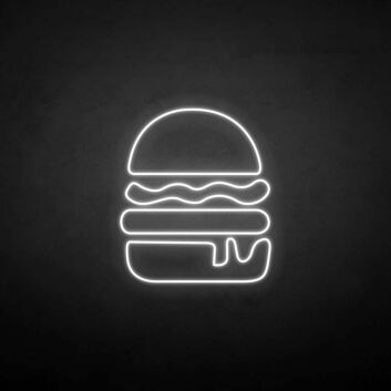 Humburger2&#39; neon sign