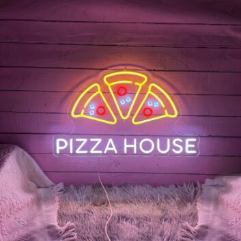Pizza House Neon Sign for Restaurants and Food Lovers