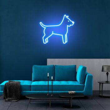 Standing Dog Outline LED Neon Sign for Pet Lovers