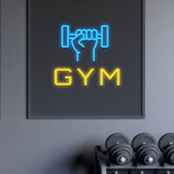 Gym Neon Sign for Fitness Studios