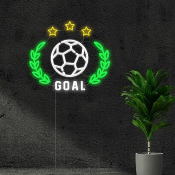 Goal Neon Sign for Motivational Spaces