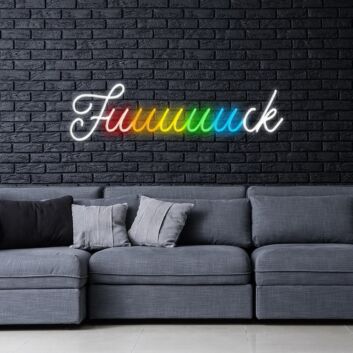 Fuuuck Neon Neon Sign for Bold and Playful Statements