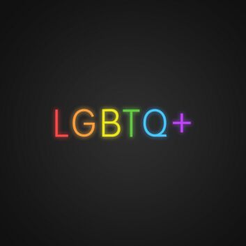 Lgbtq Neon Sign for Inclusive and Welcoming Spaces