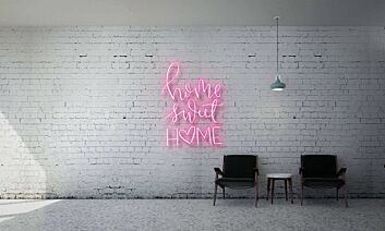 Home Sweet Home Heart Neon Sign